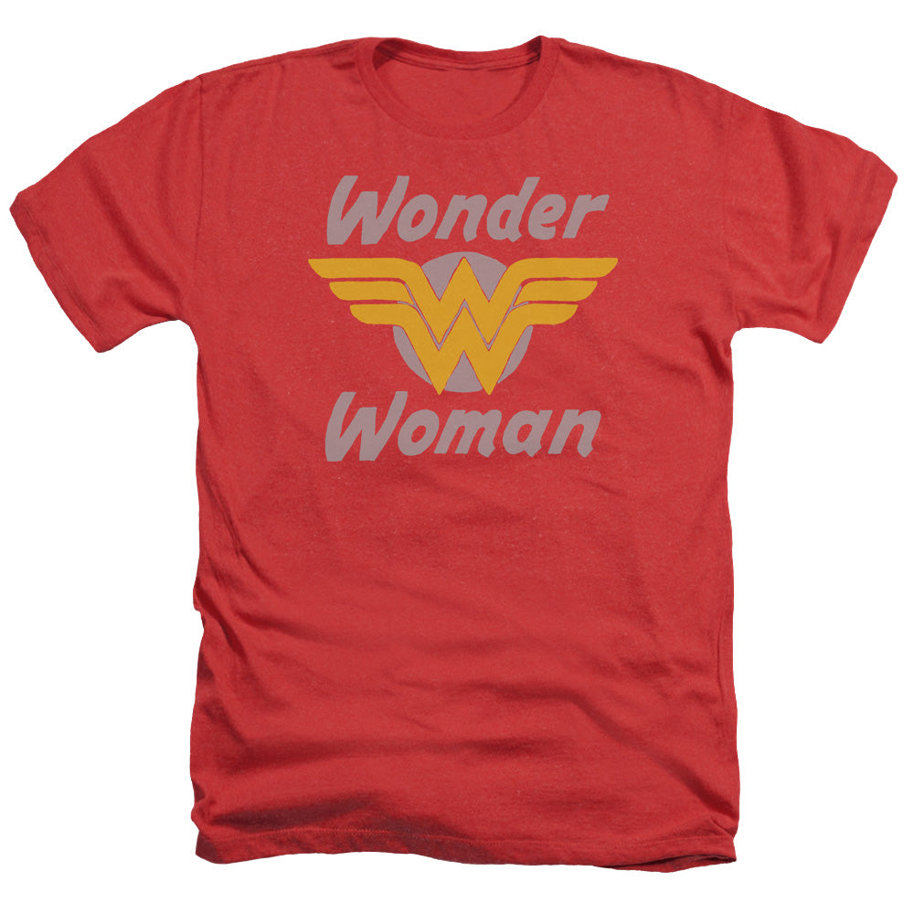 Dc - Wonder Wings - Adult Heather - Red