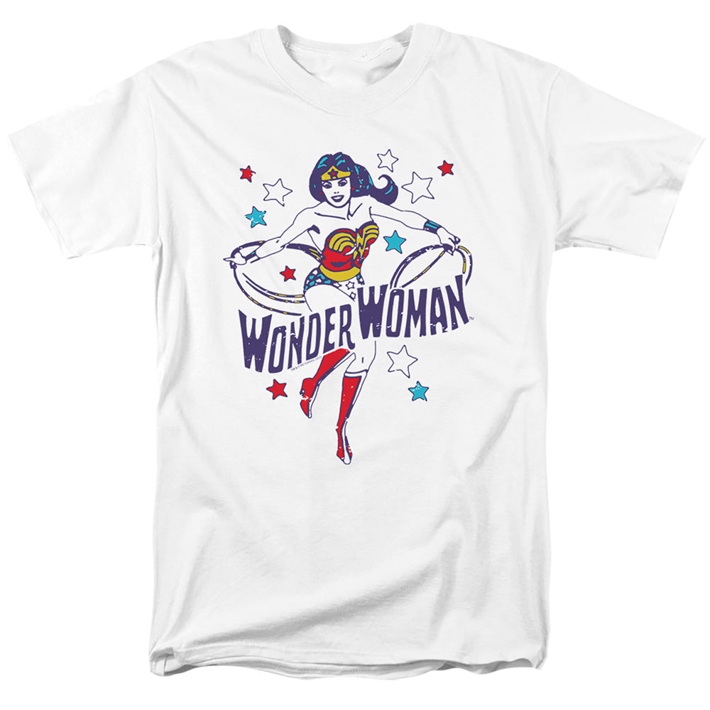 Dc - Wonder Stars - Short Sleeve Adult 18/1 - White T-shirt