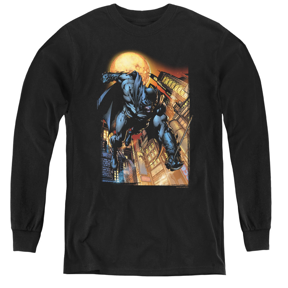 Batman - The Dark Knight #1 - Youth Long Sleeve Tee - Black