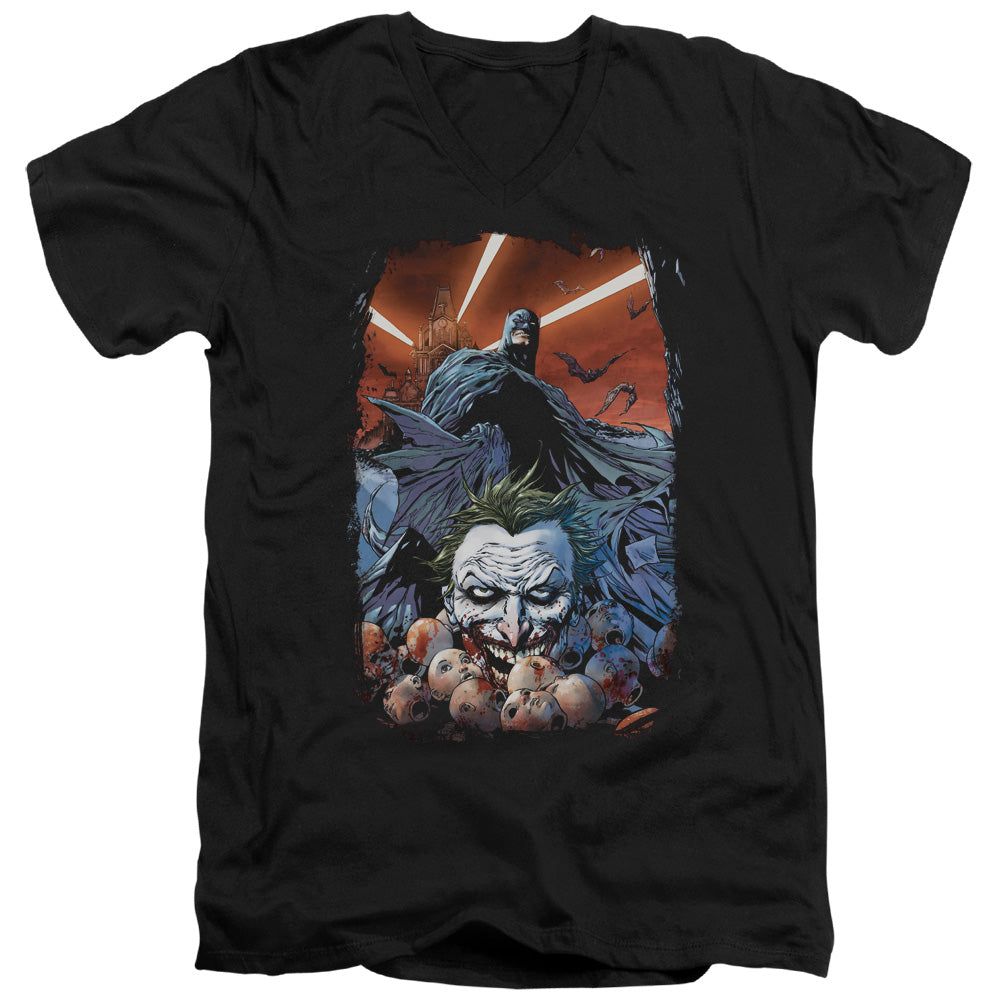 Batman - Detective Comics #1 - Short Sleeve Adult V-neck - Black T-shirt