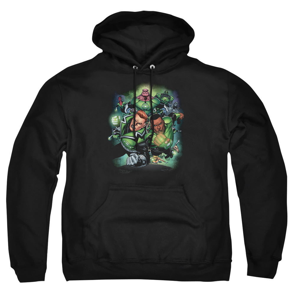 Green Lantern - Corps #1 - Adult Pull-over Hoodie - Black