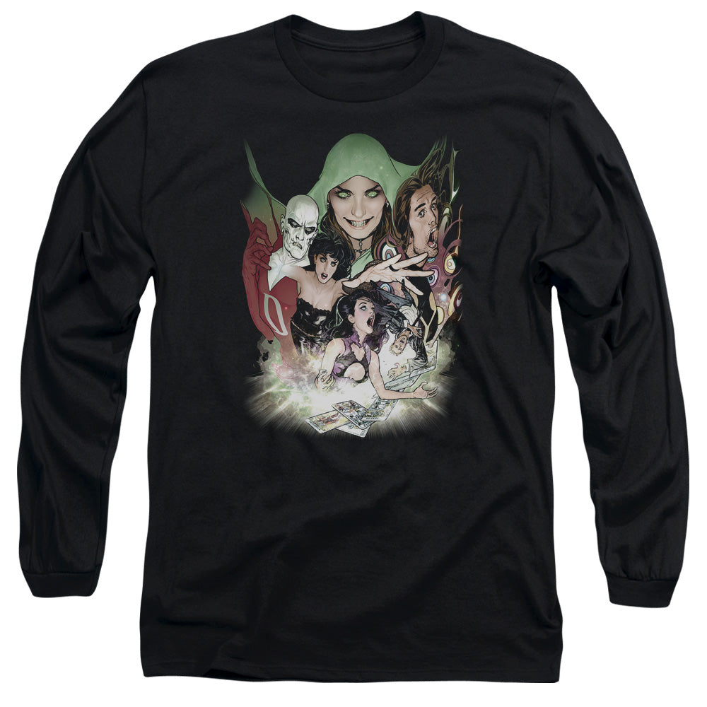 Dcr - Justice League Dark - Long Sleeve Adult 18/1 - Black T-shirt