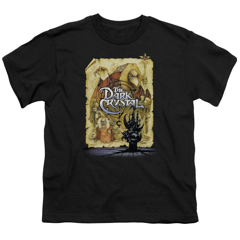 Dark Crystal - Poster - Short Sleeve Youth 18/1 - Black T-shirt