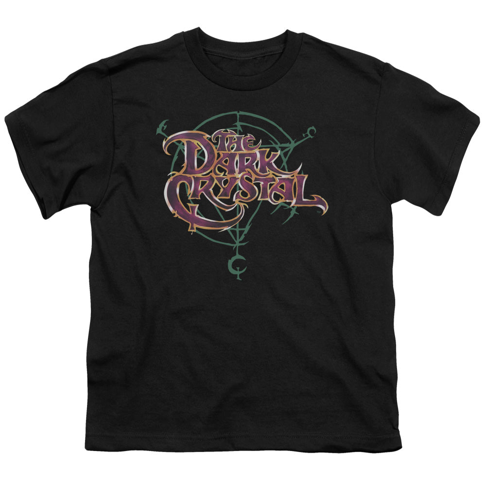 Dark Crystalong Sleeveymbol Logo - S - S Youth 18/1 - Black T-shirt