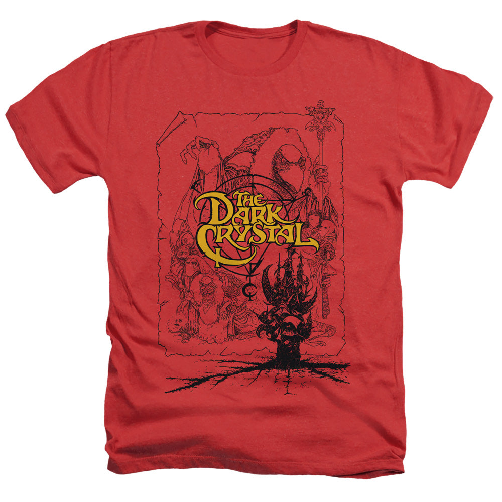 Dark Crystal - Poster Lines - Adult Heather - Red