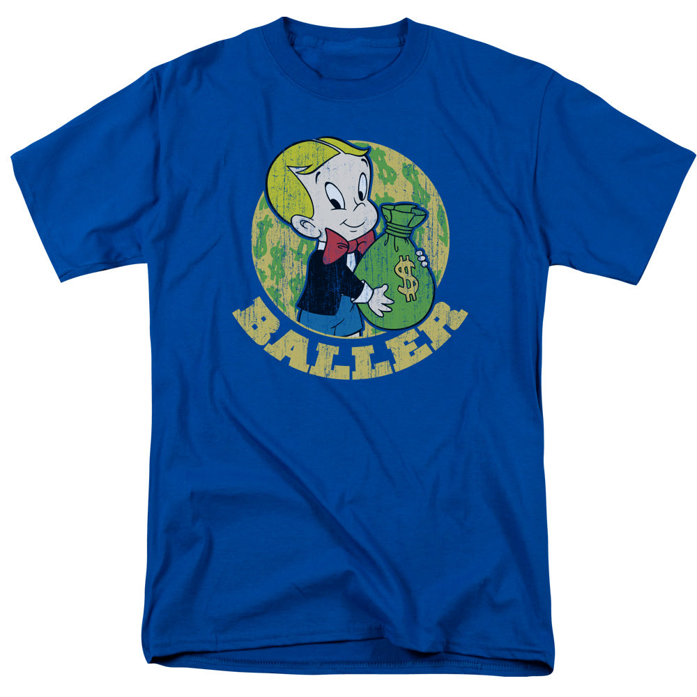 Richie Rich - Baller - Short Sleeve Adult 18/1 - Royal Blue T-shirt