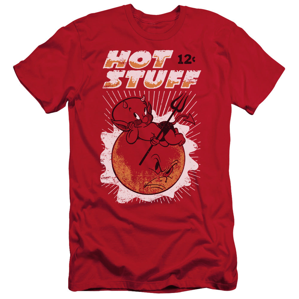 Hot Stuff - On The Sun - Short Sleeve Adult 30/1 - Red T-shirt