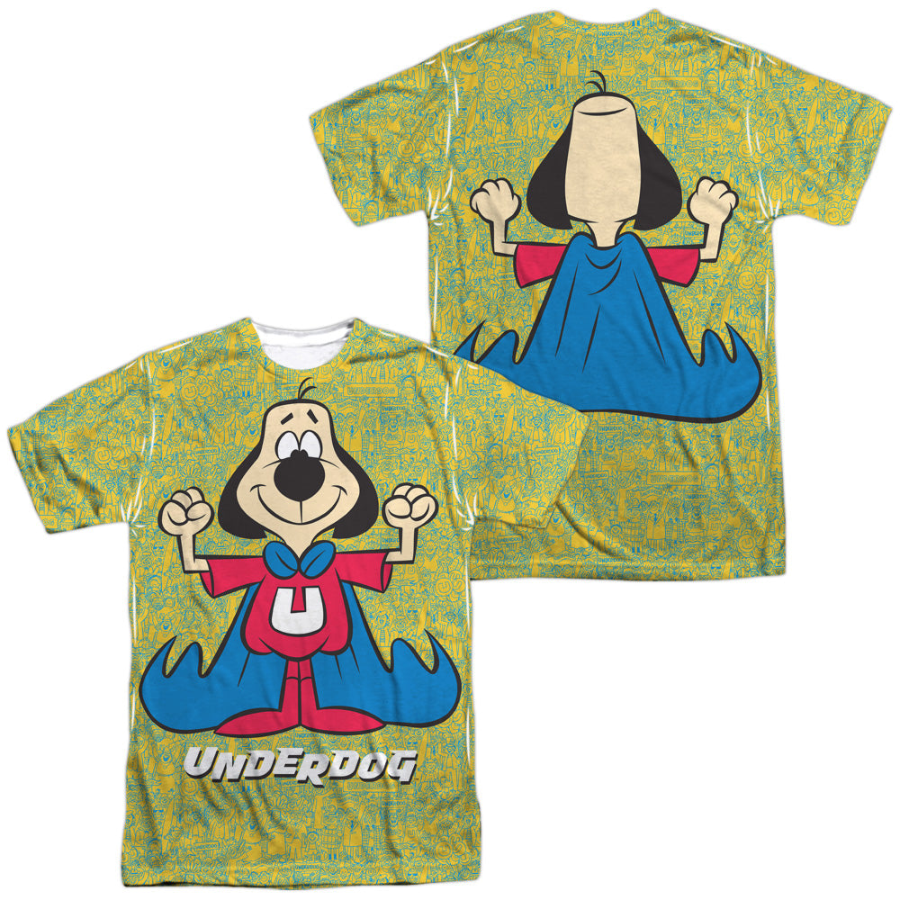 UNDERDOG FLEXING (FRONT/BACK PRINT)-S/S ADULT T-Shirt