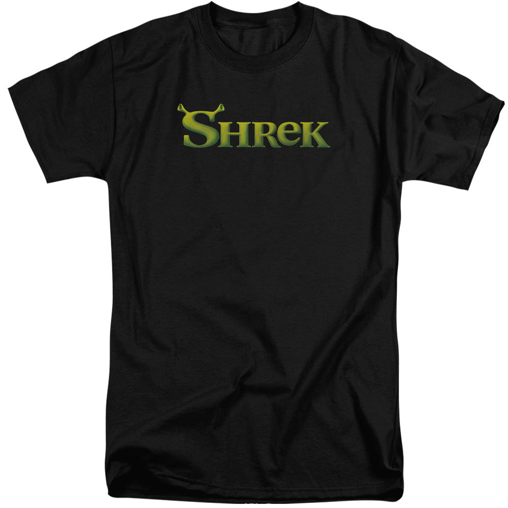 Shrek - Logo - Short Sleeve Adult Tall - Black T-shirt