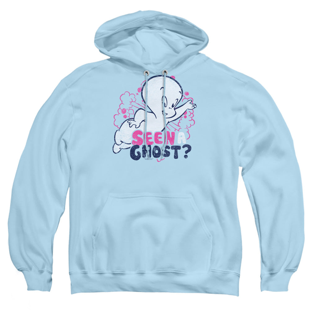 Casper - Seen A Ghost - Adult Pull-over Hoodie - Light Blue