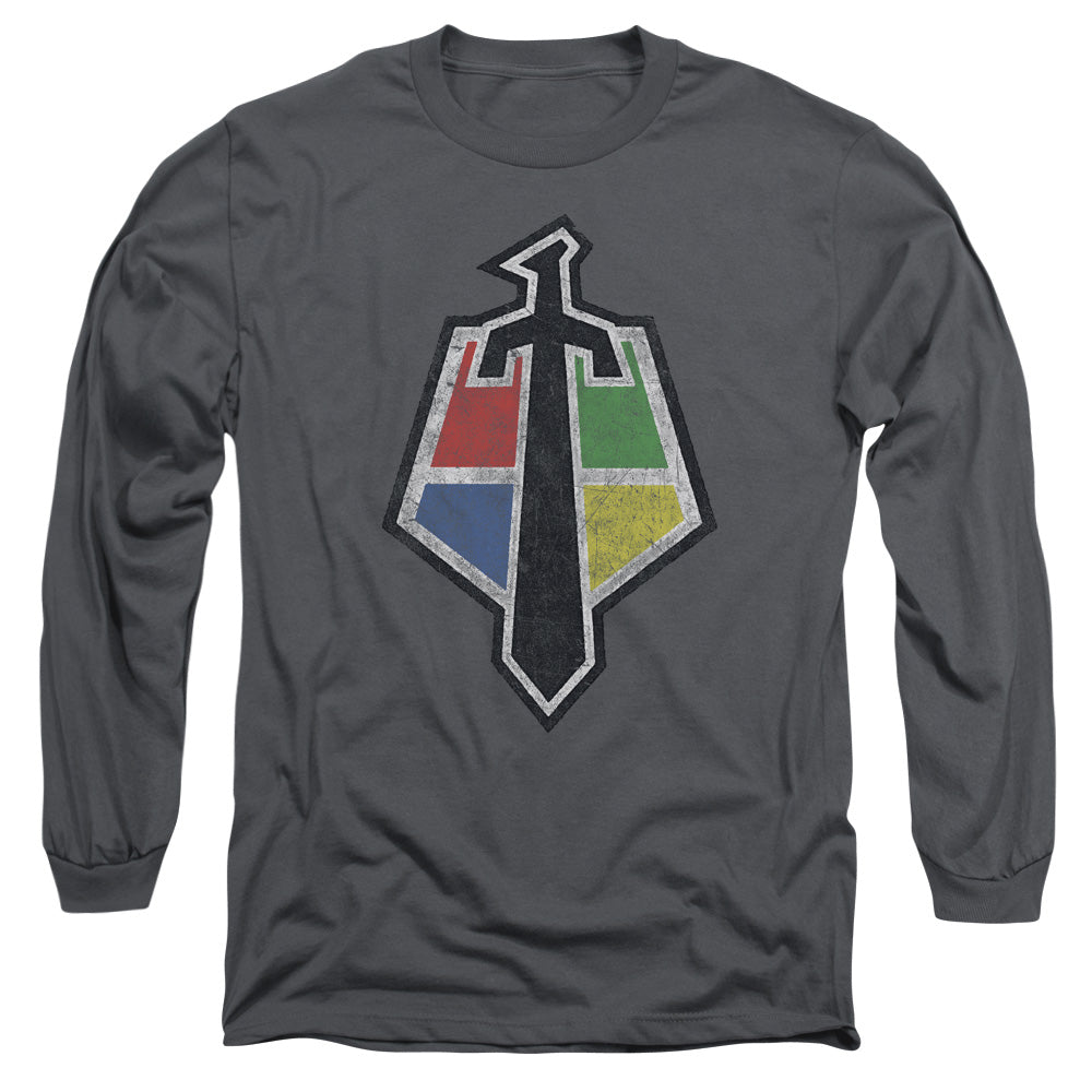 Voltron - Sigil - Long Sleeve Adult 18/1 - Charcoal T-shirt