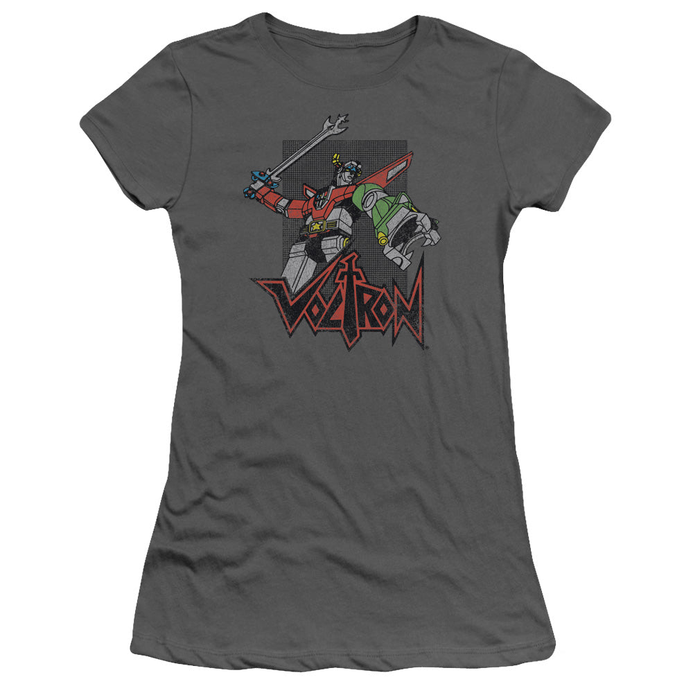 Voltron - Roar - Short Sleeve Junior Sheer - Charcoal T-shirt