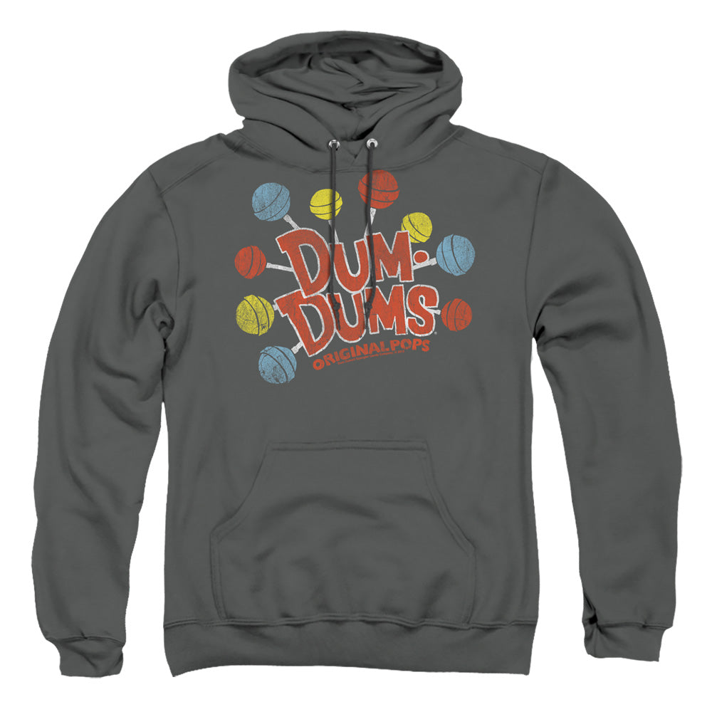 Dum Dums - Original Pops - Adult Pull-over Hoodie - Charcoal