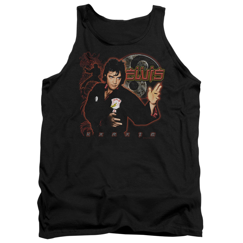 Elvis Presley - Karate - Adult Tank - Black