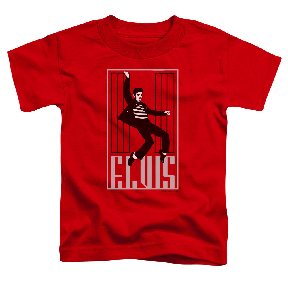 Elvis Presley - One Jailhouse - Short Sleeve Toddler Tee - Red T-shirt