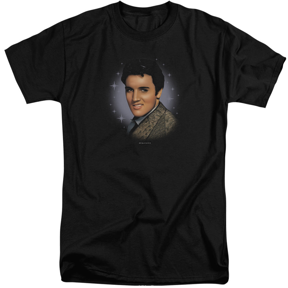 Elvis Presley - Starlite - Short Sleeve Adult Tall - Black T-shirt