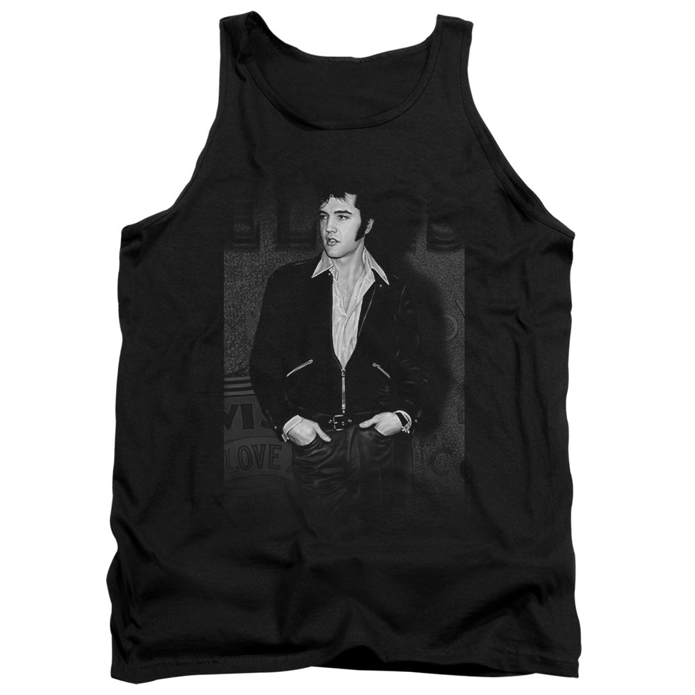 Elvis Presley - Just Cool - Adult Tank - Black