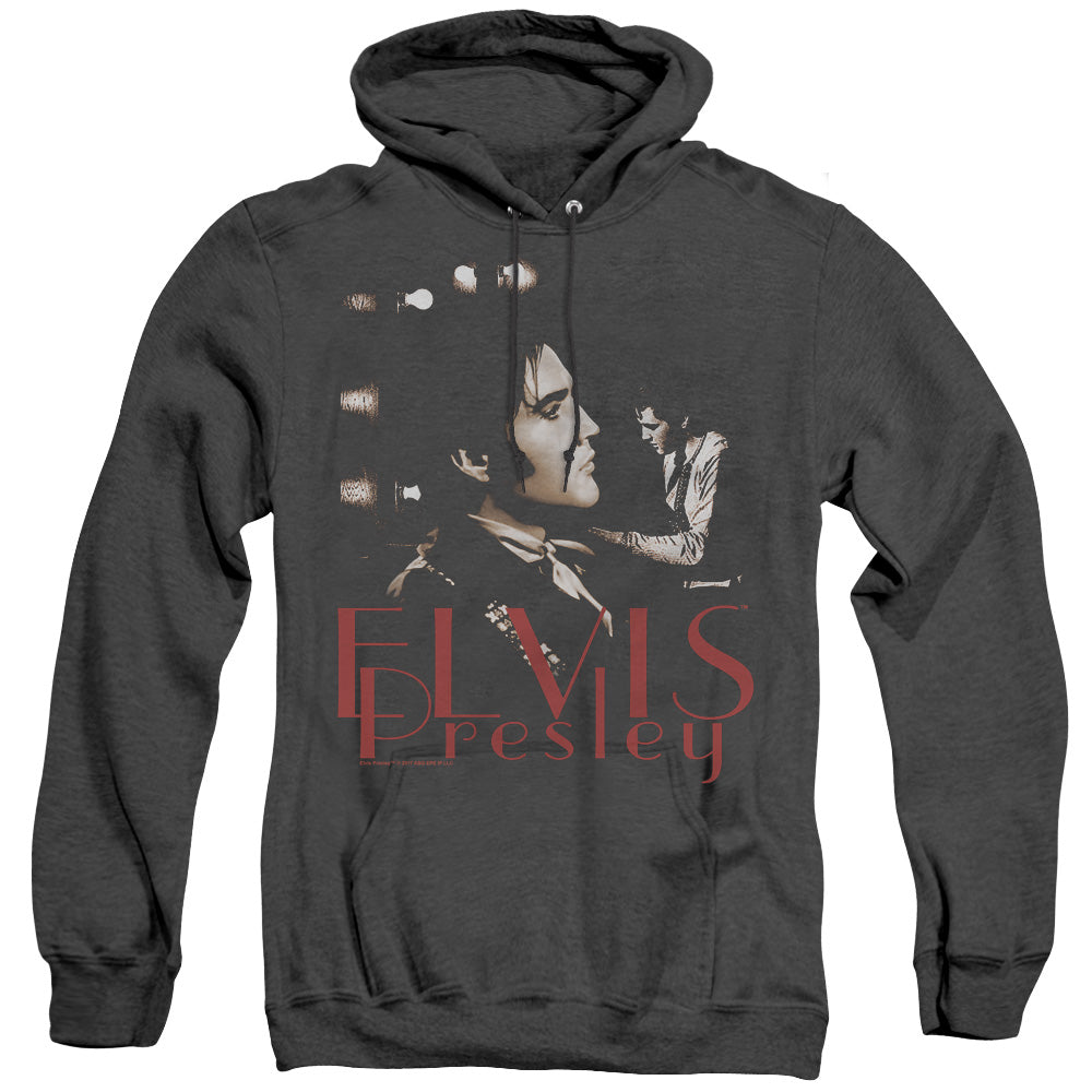 Elvis Presley - Memories - Adult Heather Hoodie - Black