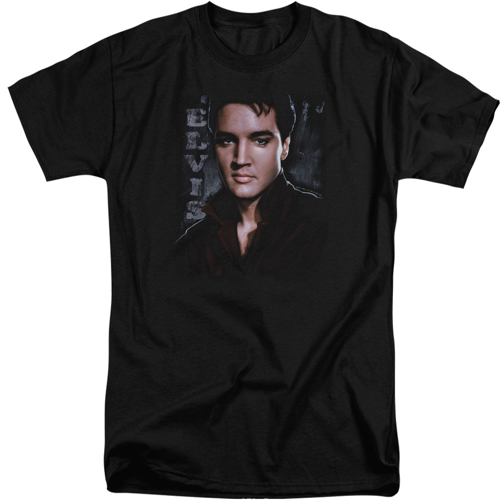 Elvis Presley - Tough - Short Sleeve Adult Tall - Black T-shirt