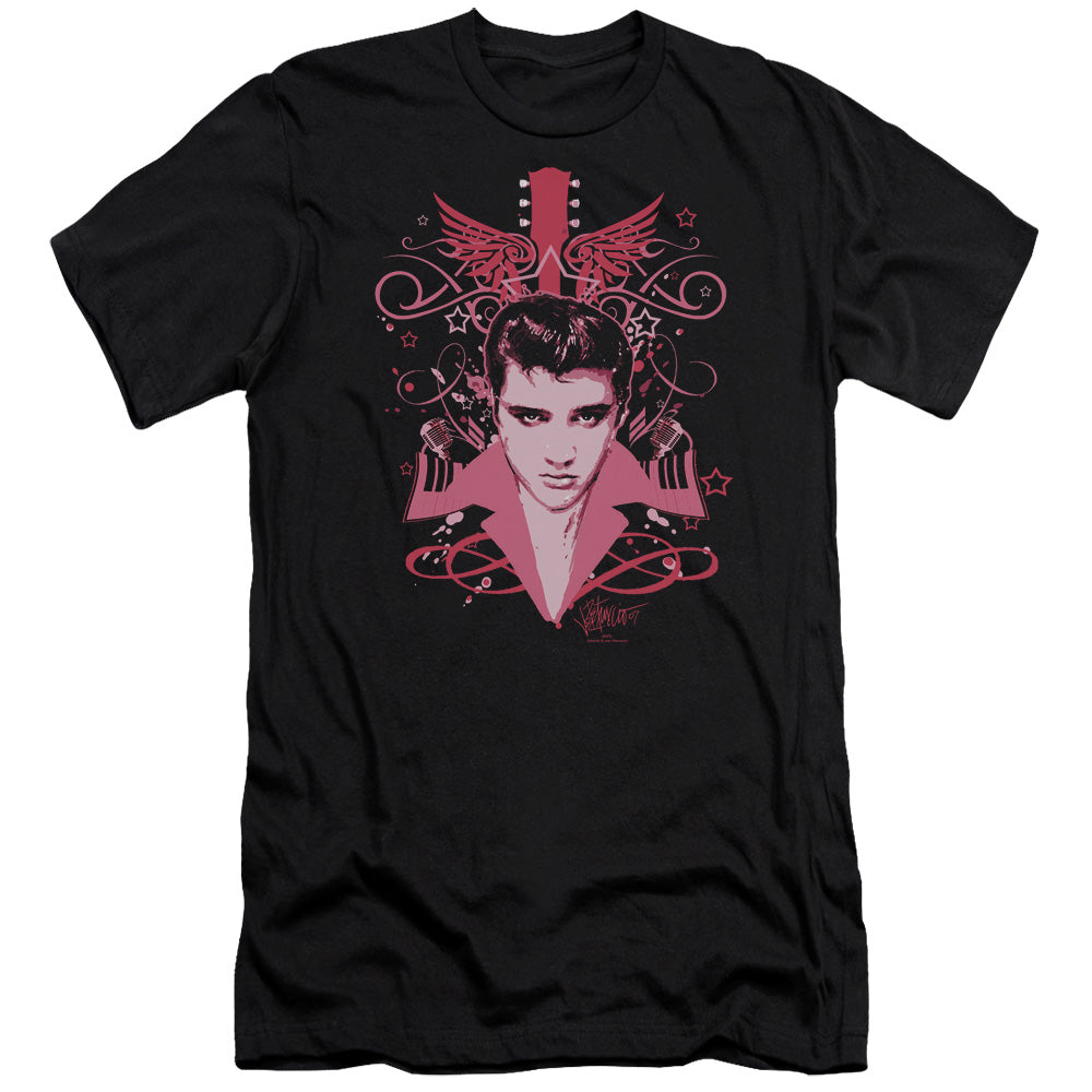 Elvis Presley - Lets Face It-premuim Canvas Adult Slim Fit 30/1 - Black