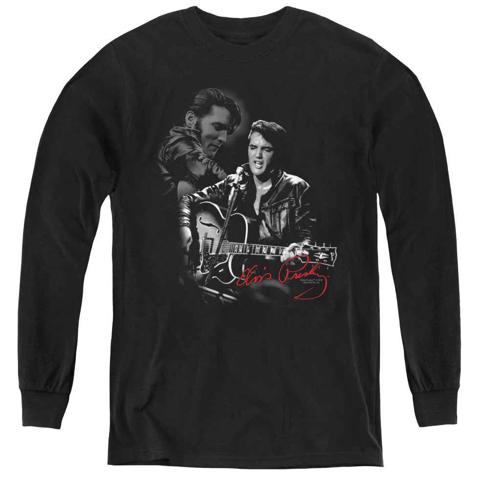 Elvis Presley - Show Stopper - Youth Long Sleeve Tee - Black