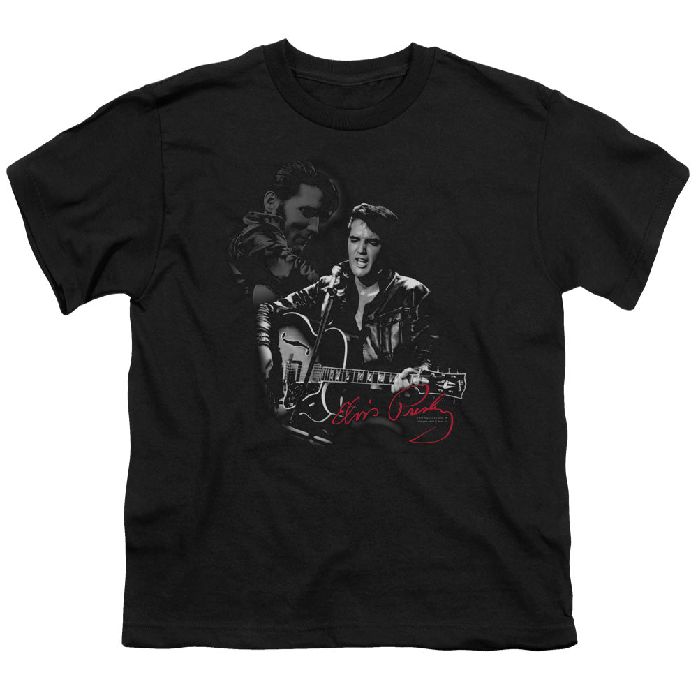 Elvis Presley - Show Stopper - Short Sleeve Youth 18/1 - Black T-shirt