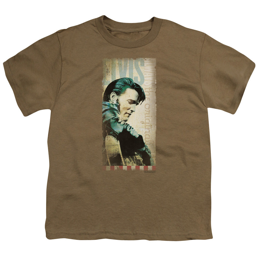 Elvis Presley - The Original - Short Sleeve Youth 18/1 - Safari Green T-shirt