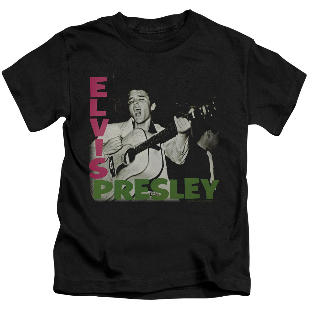 ELVIS PRESLEY ELVIS PRESLEY ALBUM - S/S JUVENILE 18/1 - BLACK - T-Shirt