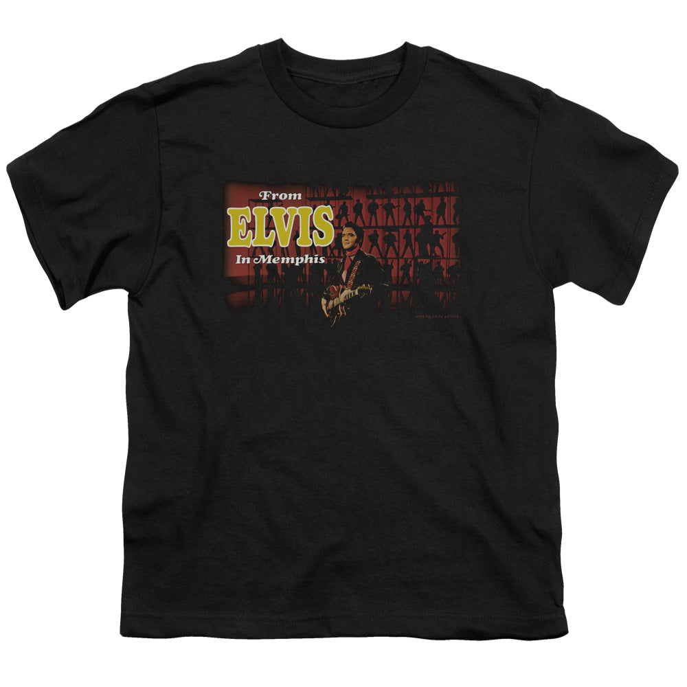 Elvis Presley - From Elvis In Memphis - Short Sleeve Youth 18/1 - Black T-shirt