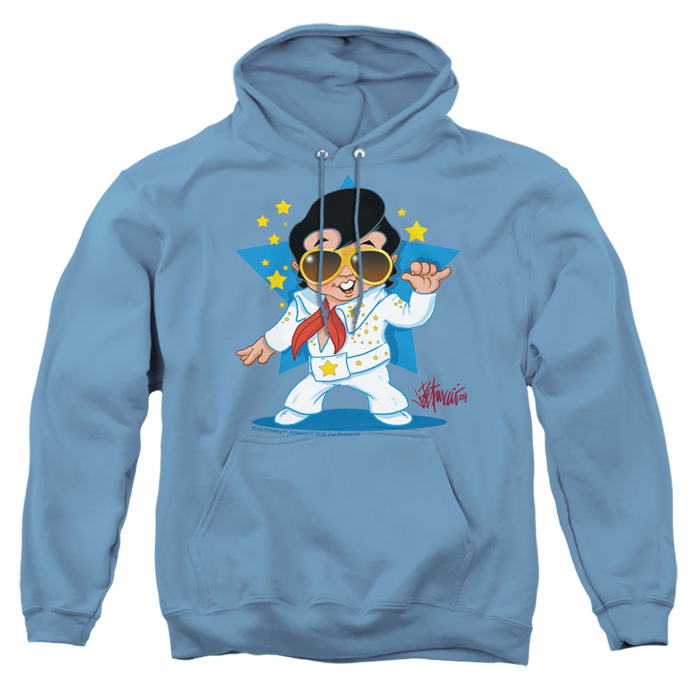 Elvis Presley - Jumpsuit - Adult Pull-over Hoodie - Carolina Blue