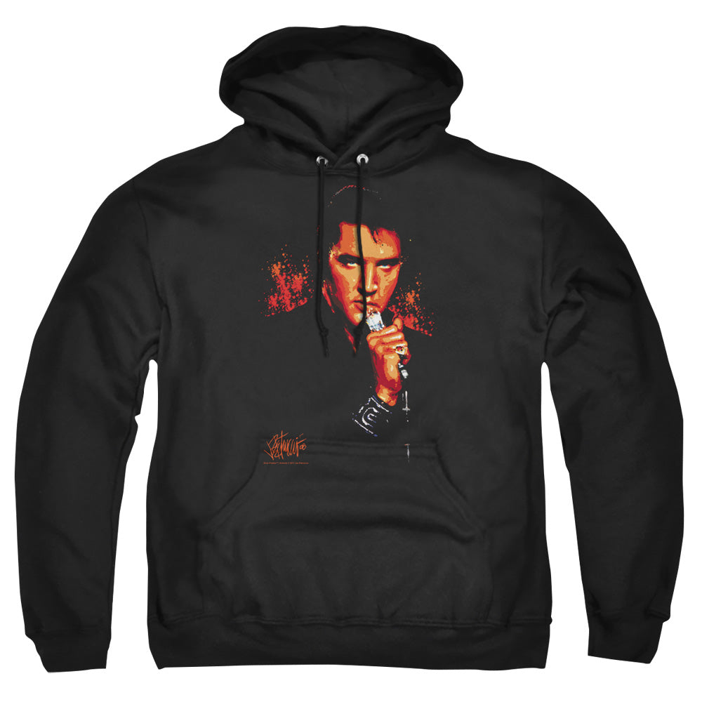 Elvis Presley - Trouble - Adult Pull-over Hoodie - Black