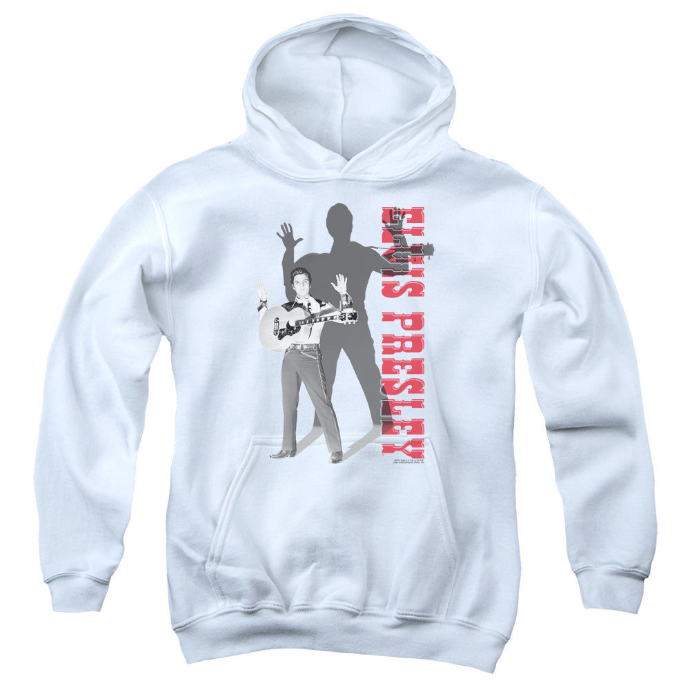 Elvis Presley - Look No Hands - Youth Pull-over Hoodie - White