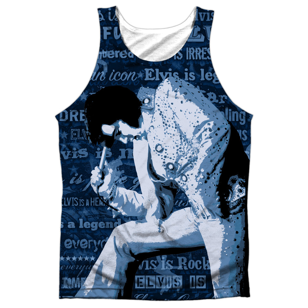 Elvis Presley - Is Everything - Adult 100% Poly Tank Top - White