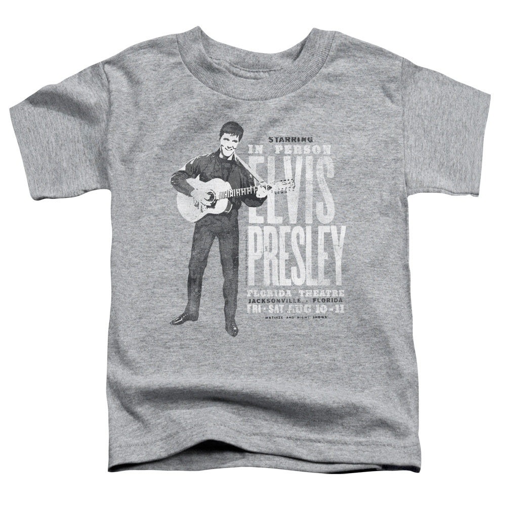 Elvis Presley - In Person - Short Sleeve Toddler Tee - Athletic Heather T-shirt