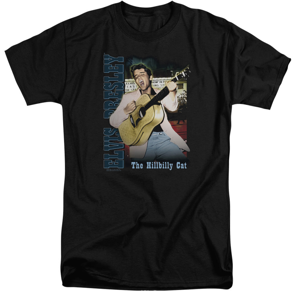 Elvis Presley - Memphis - Short Sleeve Adult Tall - Black T-shirt