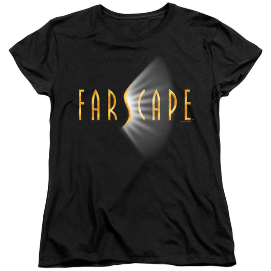 Farscape - Logo - Short Sleeve Womens Tee - Black T-shirt