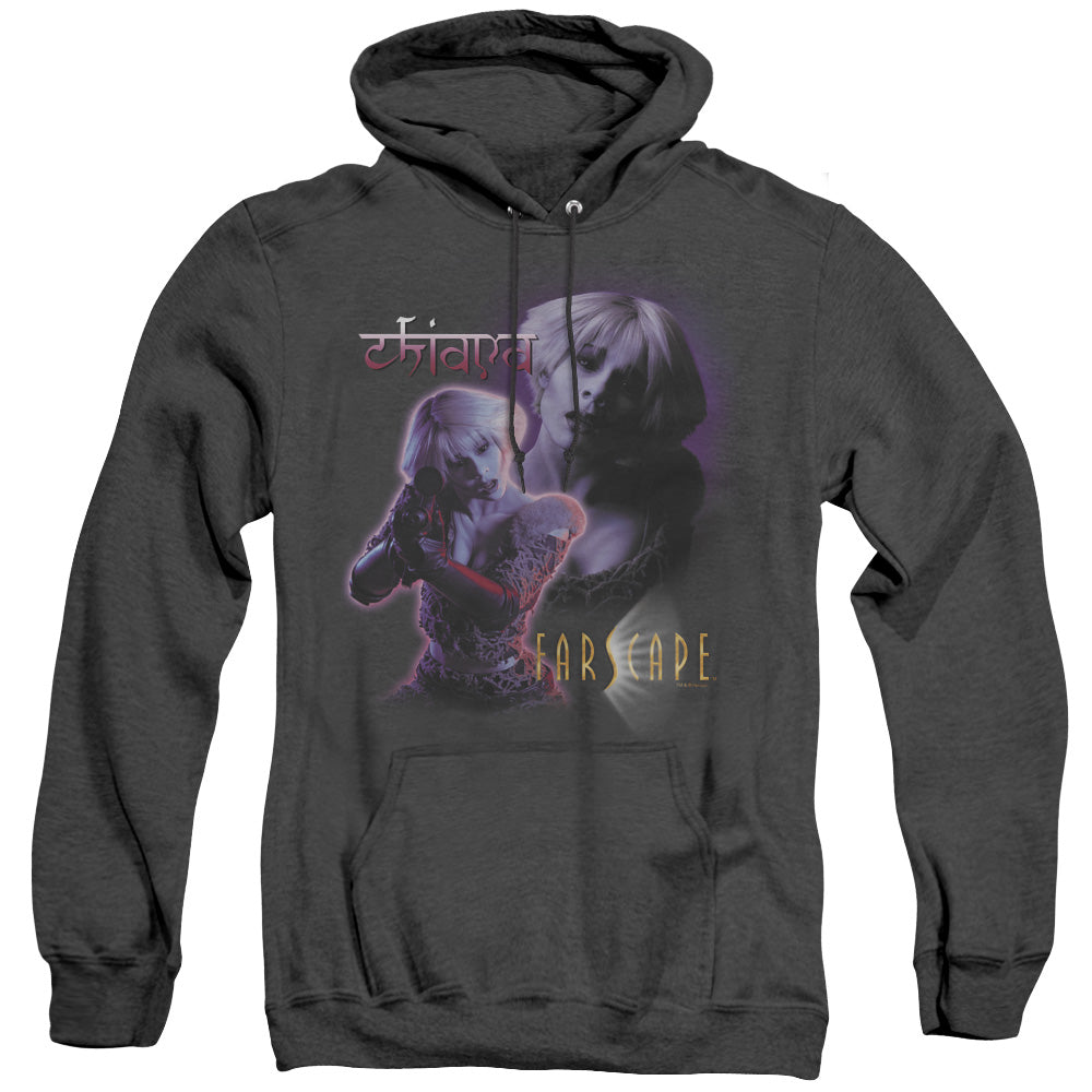 Farscape - Chiana - Adult Heather Hoodie - Black