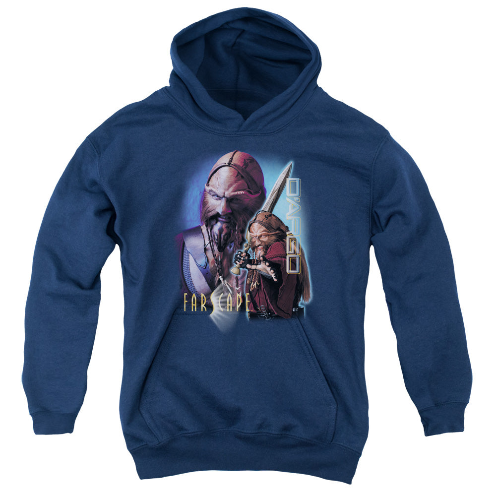 Farscape - Dargo - Youth Pull-over Hoodie - Navy