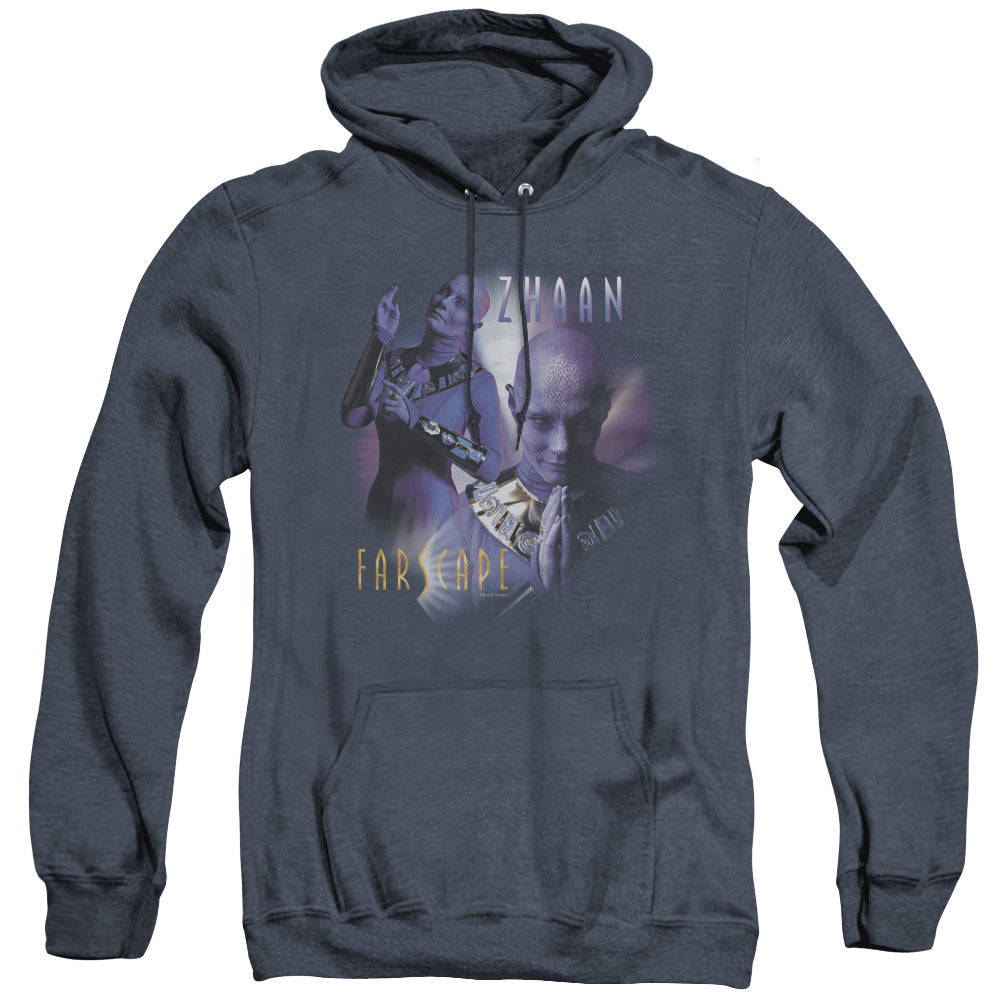 Farscape - Zhaan - Adult Heather Hoodie - Navy