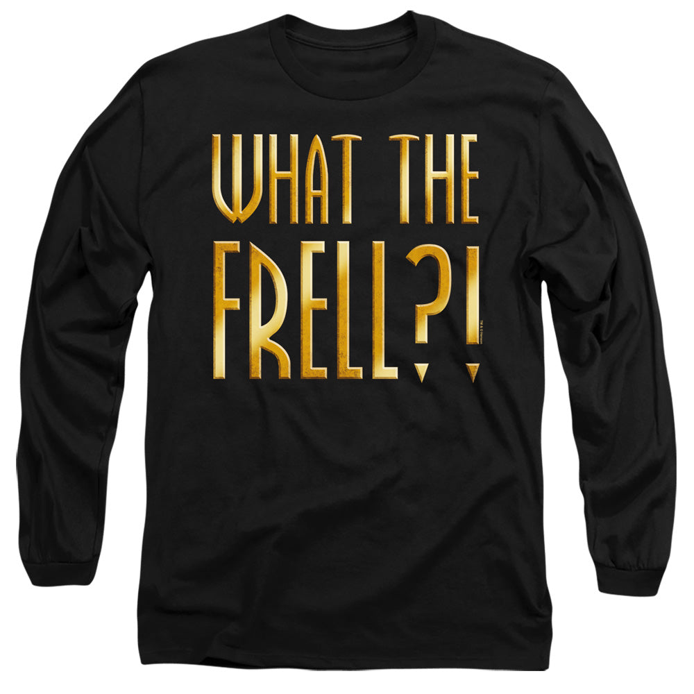 Farscape - What The Frell - Long Sleeve Adult 18/1 - Black T-shirt