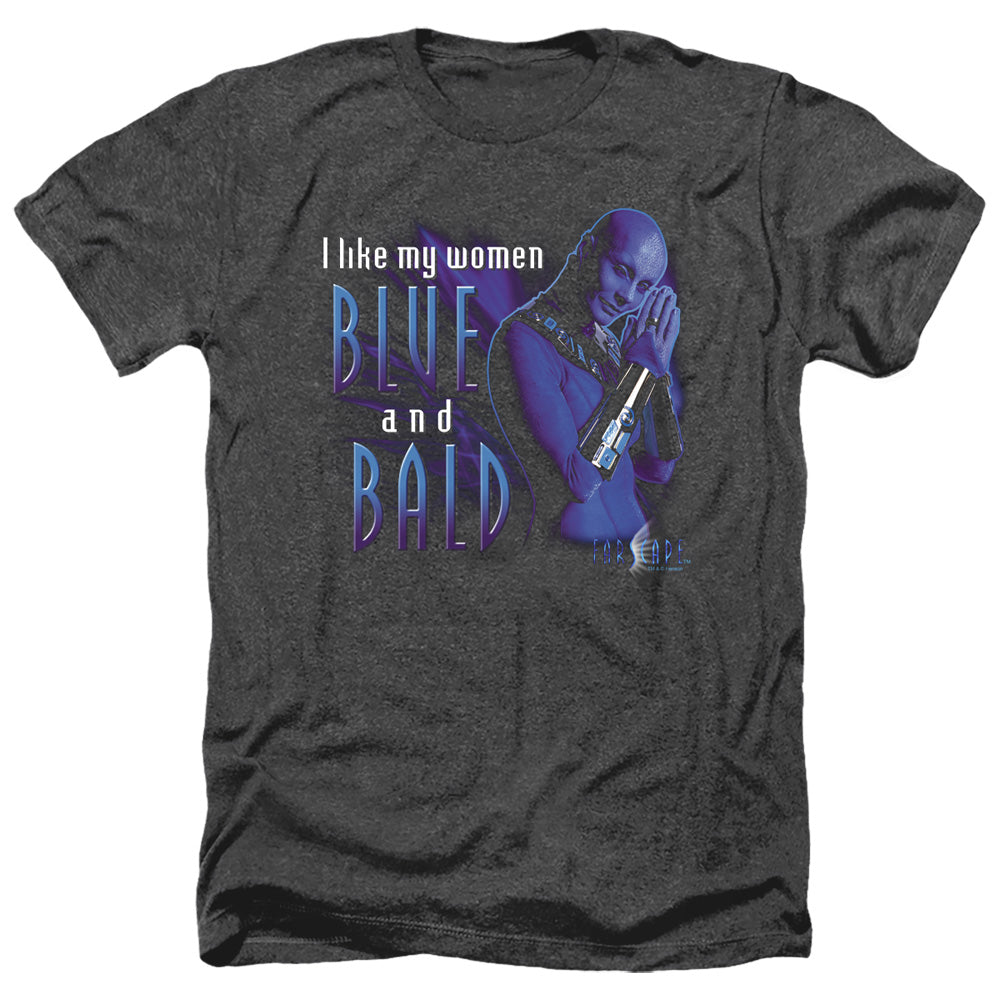 Farscape - Blue And Bald - Adult Heather-black