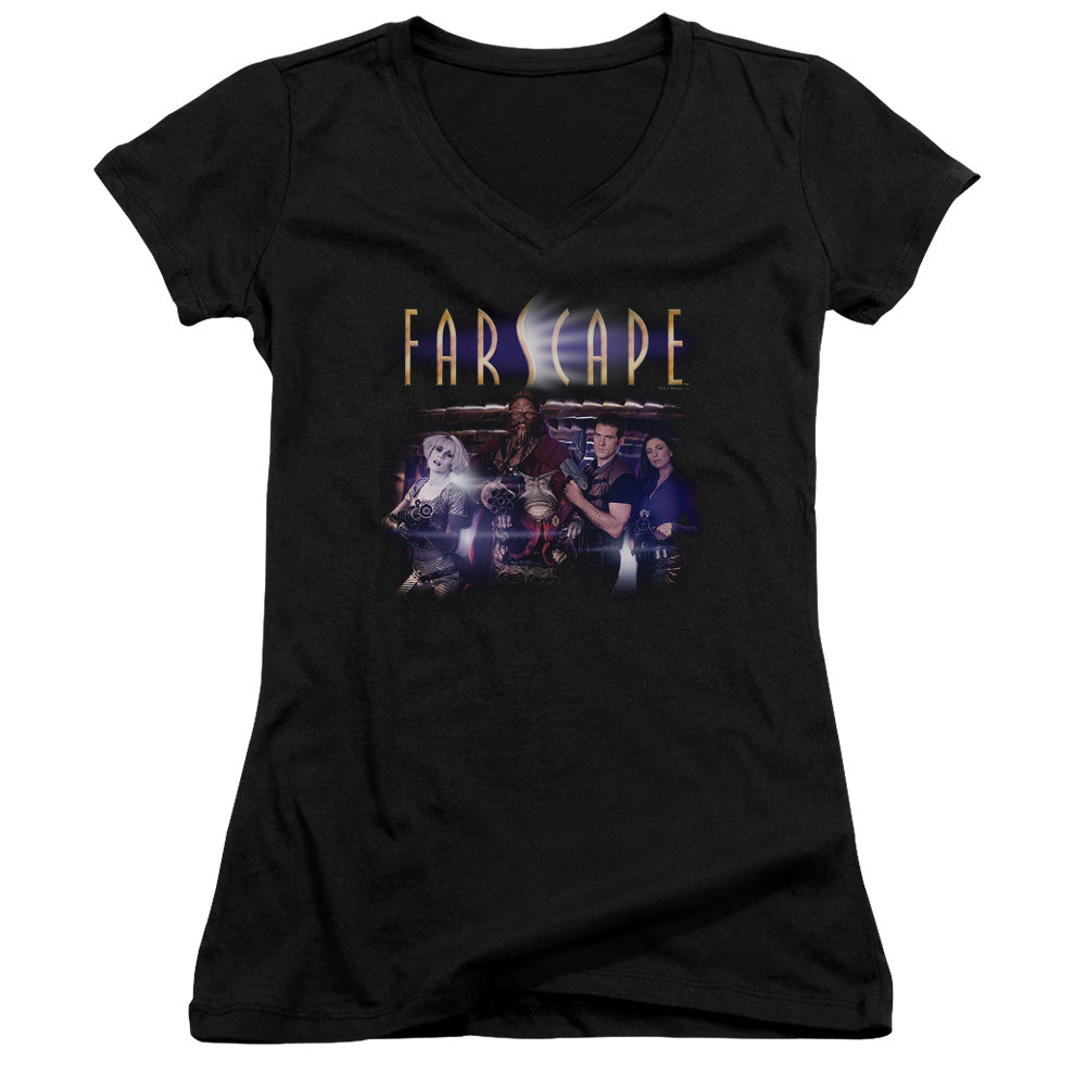 Farscape - Flarescape - Junior V-neck - Black