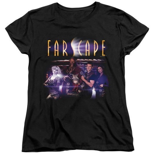 Farscape - Flarescape - Short Sleeve Womens Tee - Black T-shirt