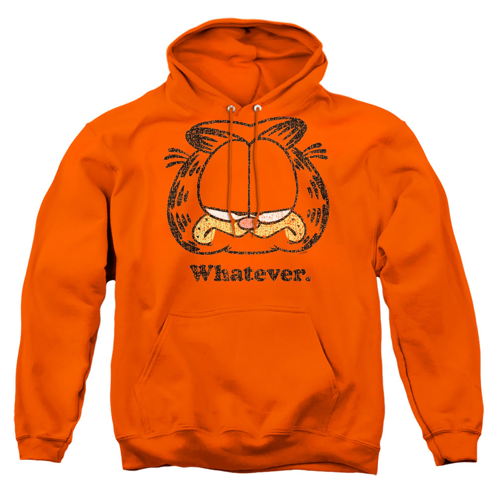 Garfield - Whatever - Adult Pull-over Hoodie - Orange