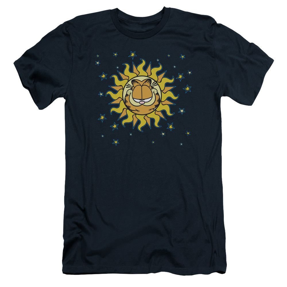 Garfield - Celestial - Short Sleeve Adult 30/1 - Navy T-shirt