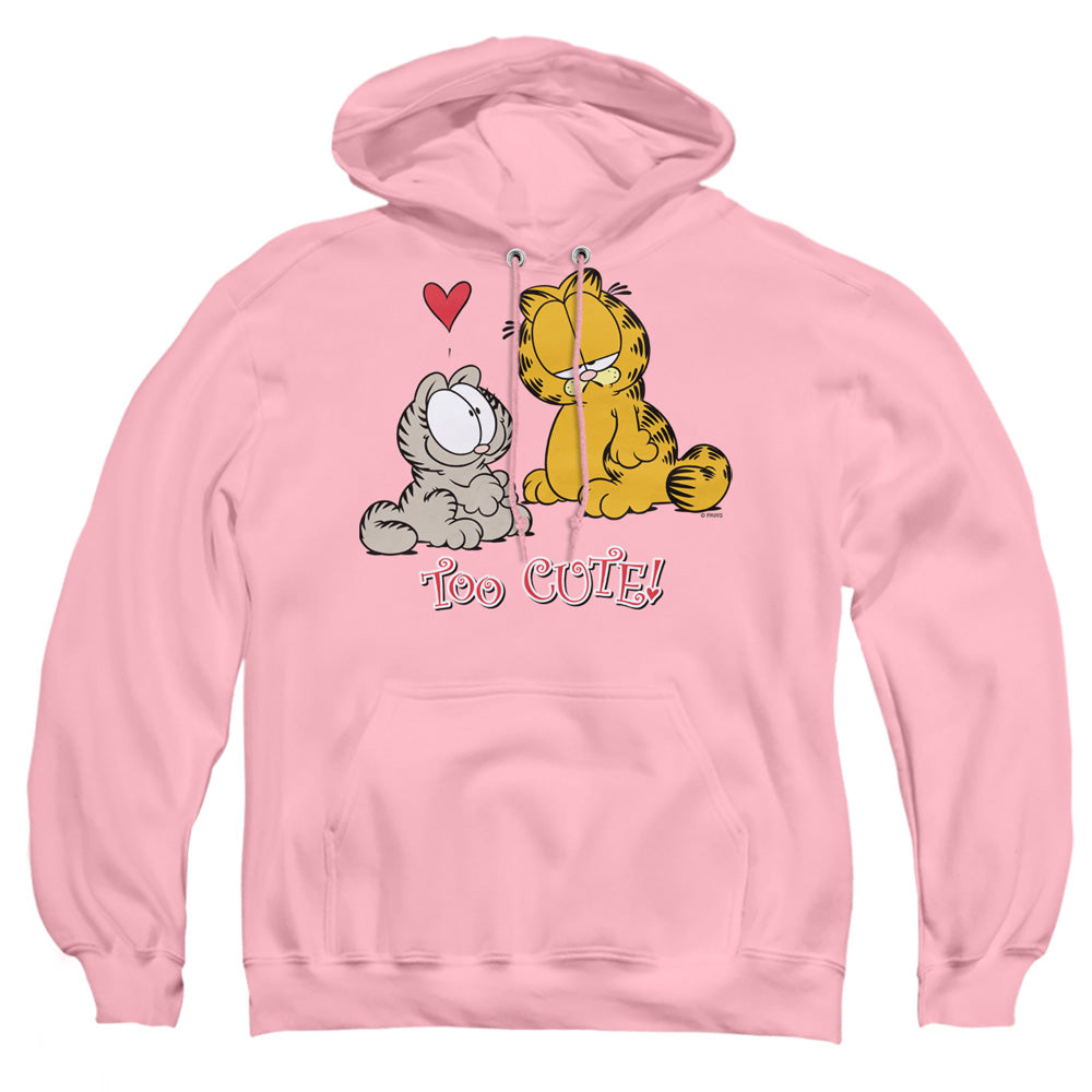 Garfield - Too Cute - Adult Pull-over Hoodie - Pink