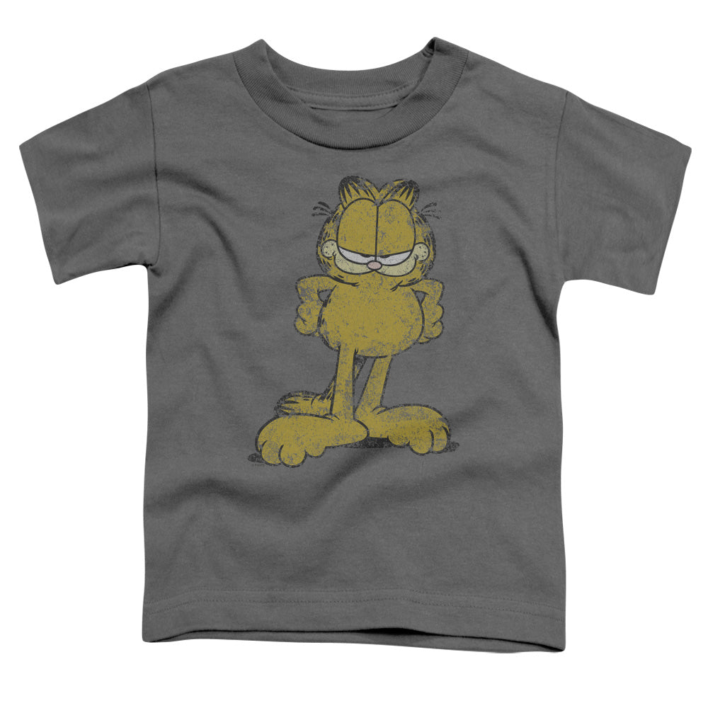 Garfield - Big Ol Cat - Short Sleeve Toddler Tee - Charcoal T-shirt