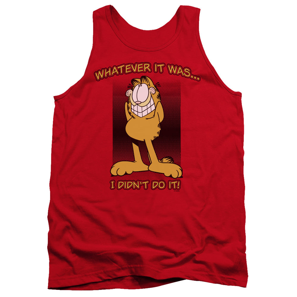 Garfield - I Didnt Do It - Adult Tank - Red