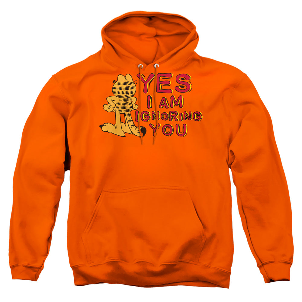 Garfield - Yes I Am - Adult Pull-over Hoodie - Orange