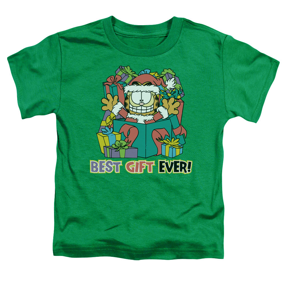 Garfield - Best Gift Ever - Short Sleeve Toddler Tee - Kelly Green T-shirt